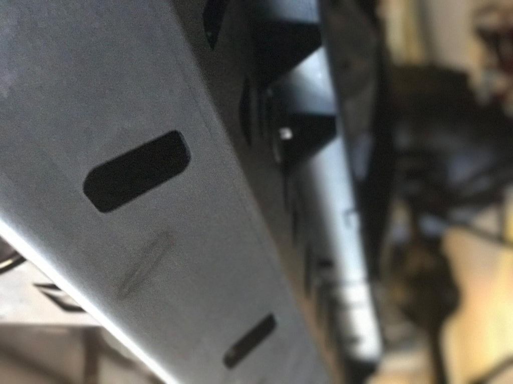 Motobilt Rocker Guards Jeep JK Unilimited Rocker Guards With Step 07-18 Wrangler JK Crusher Series Bare Steel Motobilt - MB1042