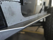 Load image into Gallery viewer, Motobilt Rocker Guards Jeep JK Unilimited Rocker Guards With Step 07-18 Wrangler JK Crusher Series Bare Steel Motobilt - MB1042