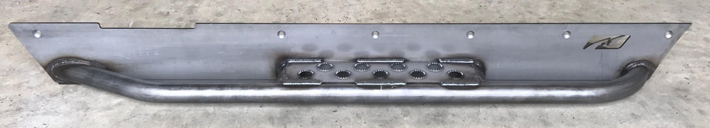 Motobilt Rocker Guards Jeep YJ Rocker Guards For Competition Corners W/Step 87-95 Wrangler YJ Bare Steel Motobilt - MB1043-S
