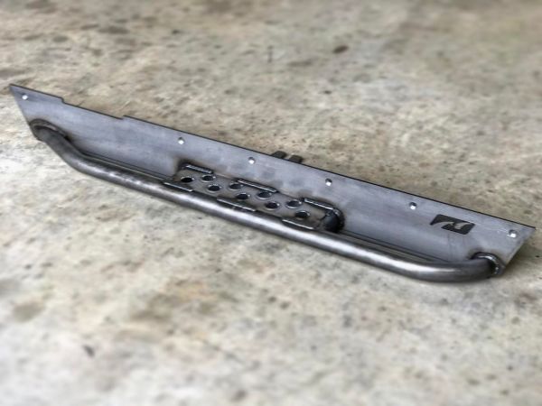 Motobilt Rocker Guards Jeep YJ Rocker Guards For Competition Corners W/Step 87-95 Wrangler YJ Bare Steel Motobilt - MB1043-S