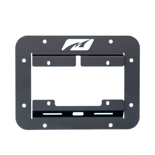 Motobilt License Plate Bracket Jeep JK Spare Tire Delete Kit W/Tag Mount Bolts 07-18 Wrangler JK 2/4 Door Motobilt - MB1044-P