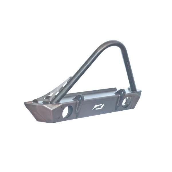 Motobilt Front Bumpers Jeep JK Front Bumper W/Stinger Fog Cutouts 07-18 Wrangler JK Hatchet Series Bare Steel Motobilt - MB1048F-S