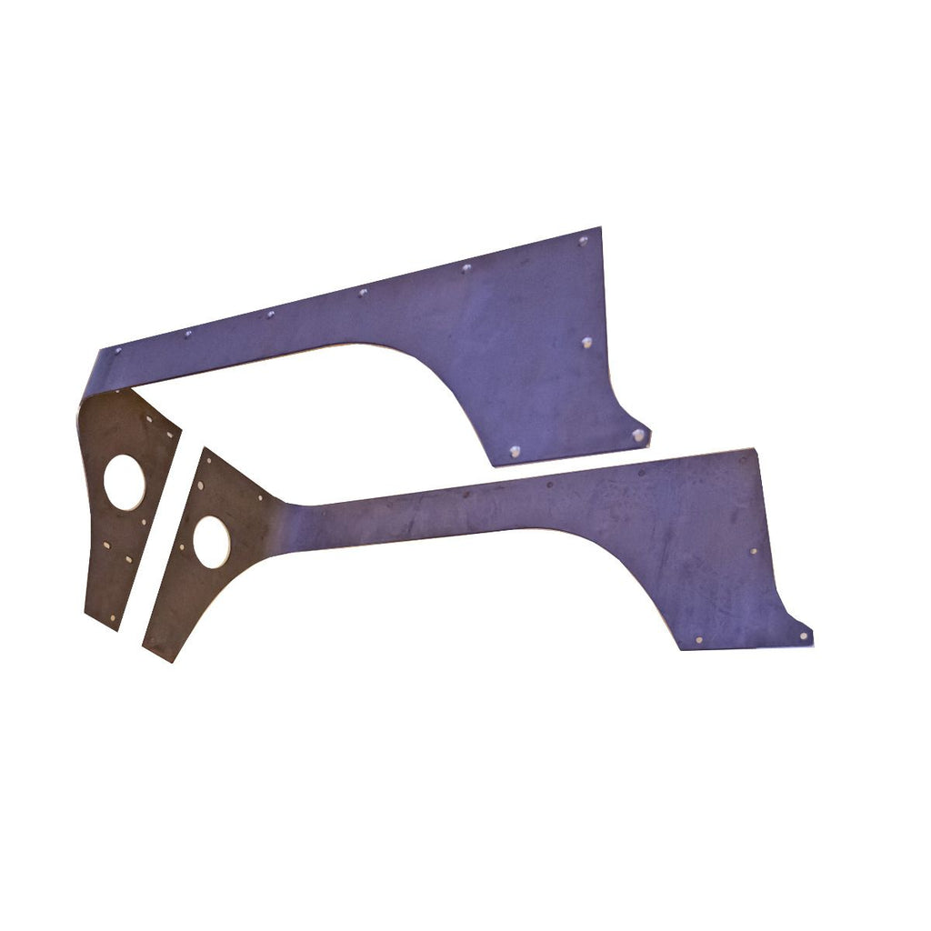 Motobilt Corner Armor Jeep YJ Competition Cut Corners Bare Steel Pair Motobilt - MB1049