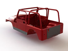 Load image into Gallery viewer, Motobilt Rocker Guards Jeep TJ Full Length Rocker Guards 97-06 Wrangler TJ Bare Steel Motobilt - MB1056