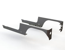 Load image into Gallery viewer, Motobilt Rocker Guards Jeep LJ Rocker Guards for Comp Cut Corners 04-06 Wrangler TJ Unlimited Bare Steel Motobilt - MB1062
