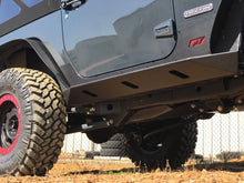 Load image into Gallery viewer, Motobilt Rocker Guards Jeep JK Rocker Guards W/Step 07-18 Wrangler JK Crusher Series Bare Steel Motobilt - MB1067