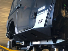 Load image into Gallery viewer, Motobilt Rocker Guards Jeep JK Rocker Guards W/Step 07-18 Wrangler JK Crusher Series Bare Steel Motobilt - MB1067