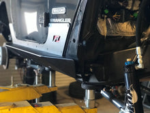Load image into Gallery viewer, Motobilt Rocker Guards Jeep JK Rocker Guards W/Step 07-18 Wrangler JK Crusher Series Bare Steel Motobilt - MB1067