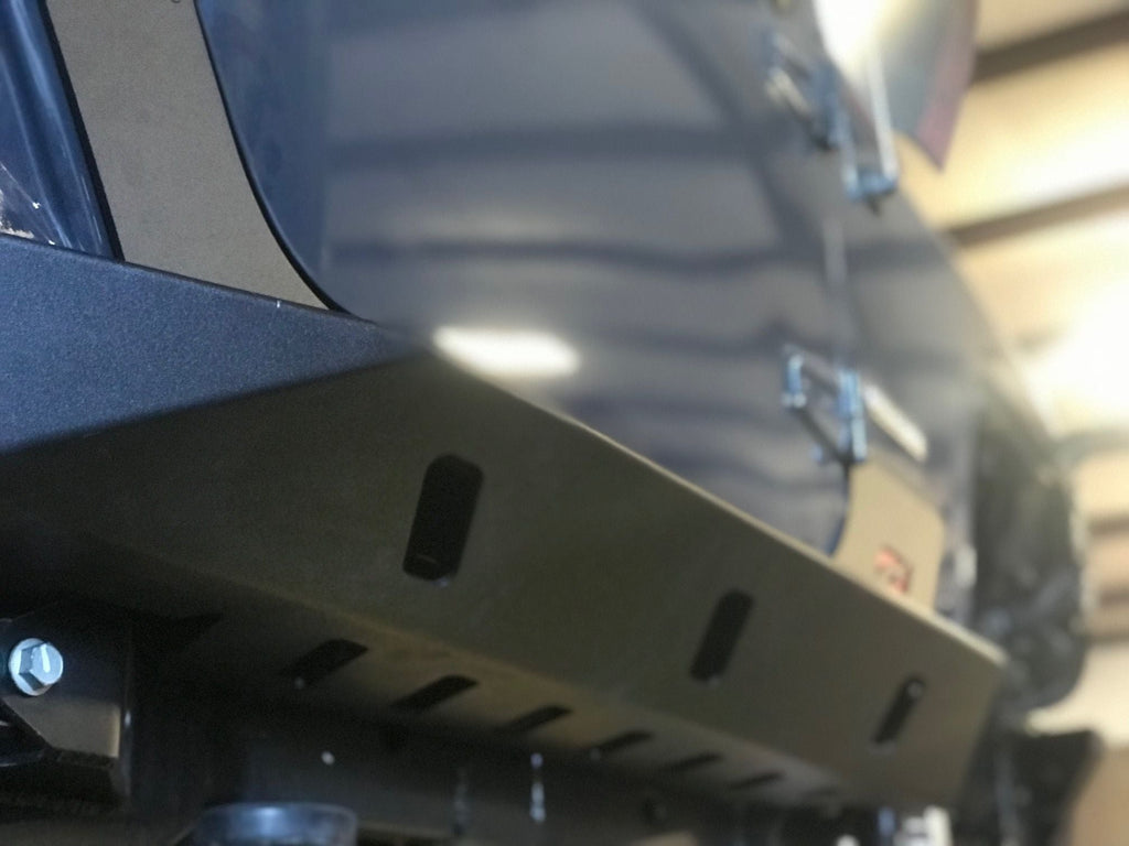 Motobilt Rocker Guards Jeep JK Rocker Guards W/Step 07-18 Wrangler JK Crusher Series Bare Steel Motobilt - MB1067