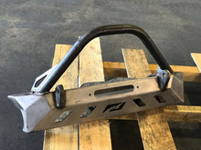 Load image into Gallery viewer, Motobilt Front Bumpers Jeep YJ TJ LJ Front Bumper W/Bull Bar Bare Steel Motobilt - MB1069-B