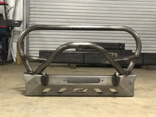 Load image into Gallery viewer, Motobilt Front Bumpers Jeep YJ TJ LJ Front Bumper W/Grill Hoop and Bull Bar Bare Steel Motobilt - MB1069-L-B