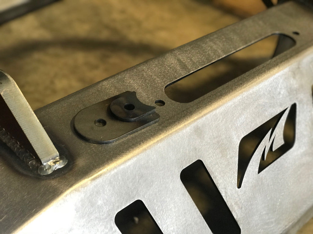 Motobilt Front Bumpers Jeep YJ TJ LJ Front Bumper W/Grill Hoop and Bull Bar Bare Steel Motobilt - MB1069-L-B