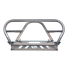 Load image into Gallery viewer, Motobilt Front Bumpers Jeep YJ TJ LJ Front Bumper W/Grill Hoop and Stinger Bare Steel Motobilt - MB1069-L