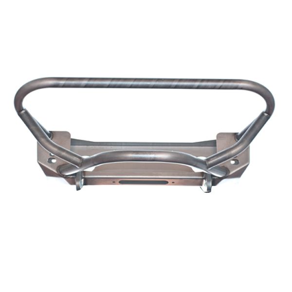 Motobilt Front Bumpers Jeep YJ TJ LJ Front Bumper W/Grill Hoop and Stinger Bare Steel Motobilt - MB1069-L