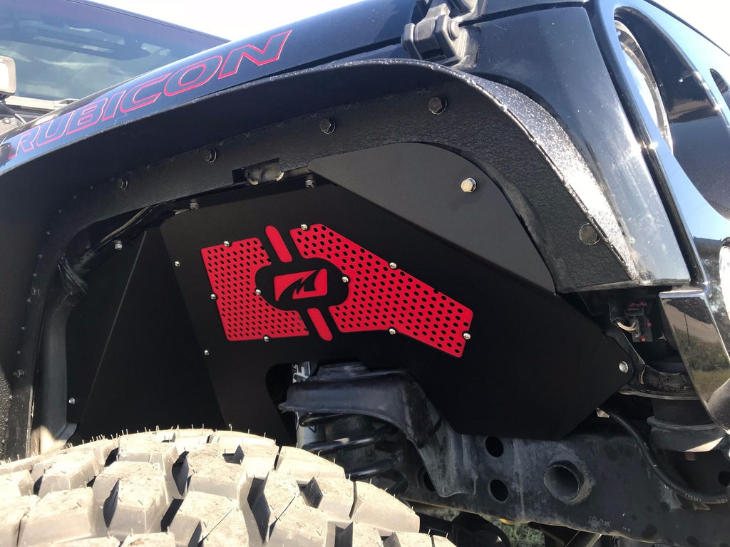 Motobilt Inner Fender Kit Jeep JK Front Inner Fenders 07-18 Wrangler JK Aluminum Motobilt - MB1070