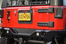 Load image into Gallery viewer, Motobilt Rear Bumpers Jeep JK Rear Bumper 07-18 Wrangler JK Crusher Series Bare Steel Motobilt - MB1072