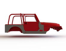 Load image into Gallery viewer, Motobilt Rocker Guards Jeep TJ/LJ Body Tub Armor Motobilt - MB1074