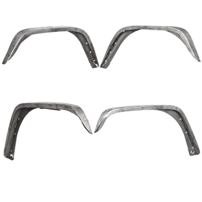 Motobilt Fenders Front and Rear 2 Inch Crusher Fender Package 07-18 Jeep Wrangler JK/JKU Motobilt - MB1076-2-1075-2