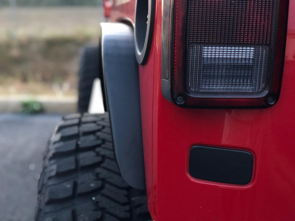Motobilt Fenders Aluminum Crusher 2 Inch Rear Fenders for Jeep JK / JKU Motobilt - MB1076-2-A