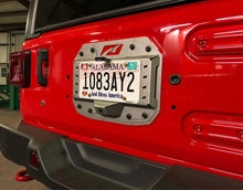 Load image into Gallery viewer, Motobilt Spare Tire Relocation Kit Jeep JL Spare Tire Delete Tag Mount and Tag Light 2018-Present Wrangler JL Motobilt - MB1077-LD-PL6