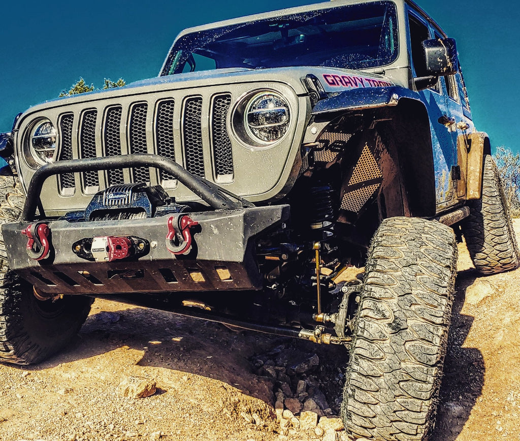 Motobilt Front Bumpers Jeep JL/Gladiator Front Bumper W/Bull Bar Crusher 2018-Present Wrangler JL/Gladiator Motobilt - MB1078-B