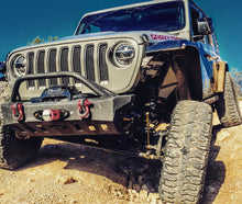Load image into Gallery viewer, Motobilt Front Bumpers Jeep JL/Gladiator Front Bumper W/Bull Bar Crusher 2018-Present Wrangler JL/Gladiator Motobilt - MB1078-B