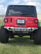 Load image into Gallery viewer, Motobilt Rear Bumpers Jeep JL Rear Bumper Crusher With Spare Tire Cut Out 2018-Pres Wrangler JL Motobilt - MB1080