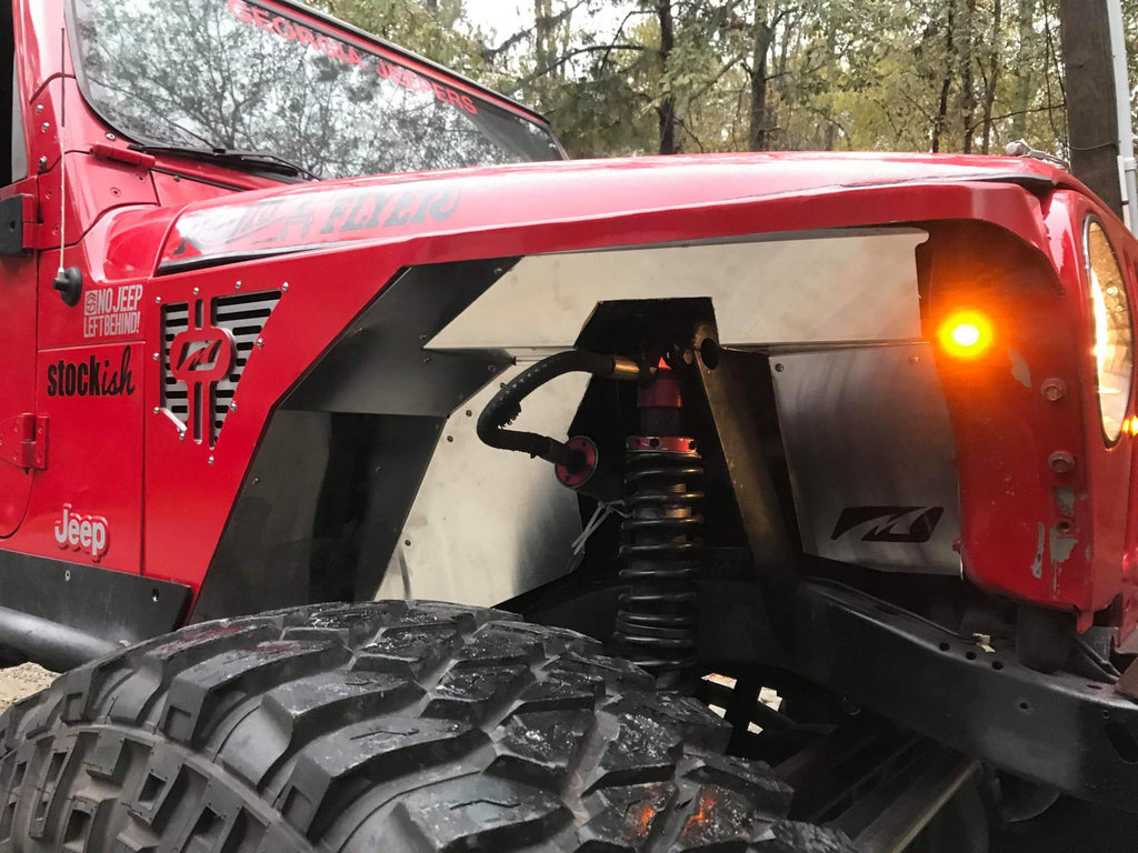Motobilt Fenders Jeep TJ Fenders 0 Inch Flare No Inner Fender High Line 97-06 Wrangler TJ/LJ Pair Motobilt - MB1083-0