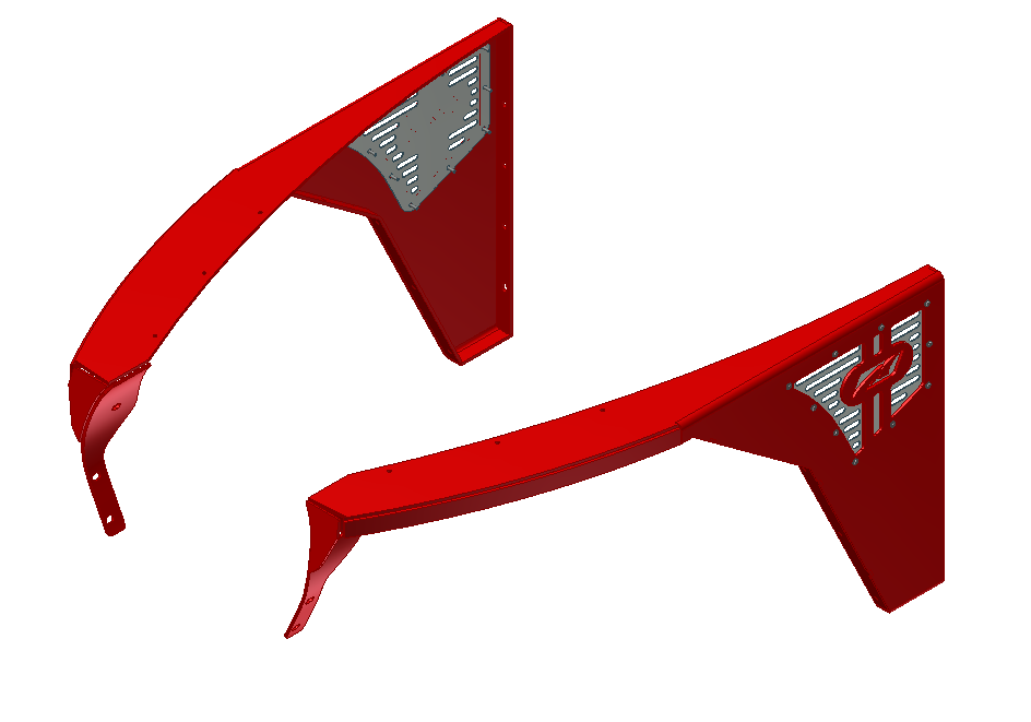 Motobilt Fenders Jeep TJ Fenders 0 Inch Flare No Inner Fender High Line 97-06 Wrangler TJ/LJ Pair Motobilt - MB1083-0