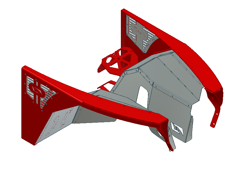 Motobilt Fenders Jeep TJ Fenders 0 Inch Flare W/Inner Fender Stock Cut Outs High Line 97-06 Wrangler TJ/LJ Pair Motobilt - MB1083-0-IF