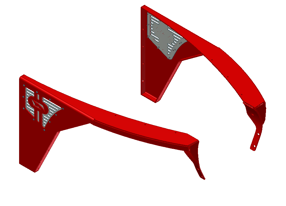 Motobilt Fenders Jeep TJ Fenders 0 Inch Flare No Inner Fender High Line 97-06 Wrangler TJ/LJ Pair Motobilt - MB1083-0