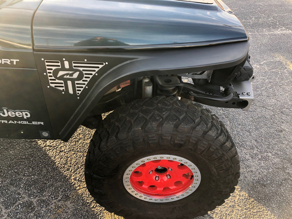 Motobilt Fenders Jeep TJ Fenders 4 Inch Flare No Inner Fender High Line 97-06 Wrangler TJ/LJ Pair Motobilt - MB1083-4