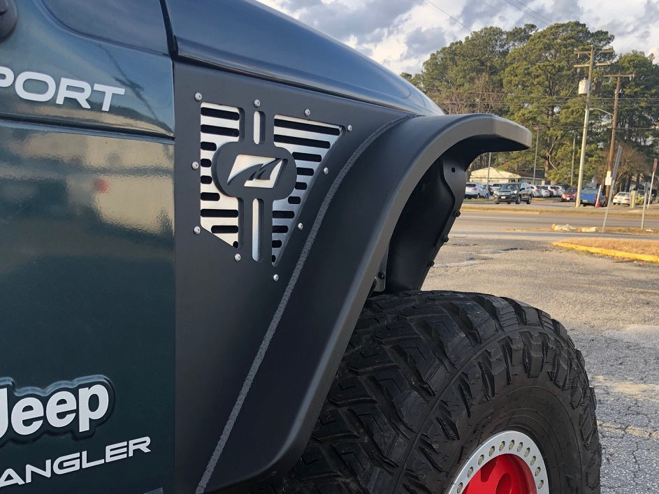 Motobilt Fenders Jeep TJ Fenders 4 Inch Flare No Inner Fender High Line 97-06 Wrangler TJ/LJ Pair Motobilt - MB1083-4