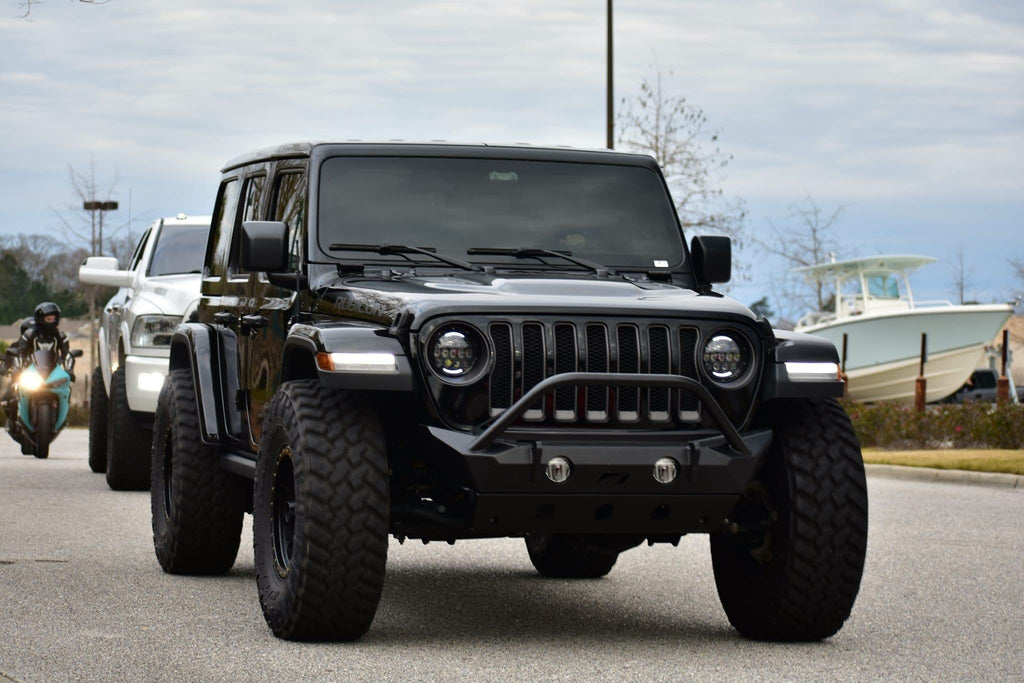 Motobilt Front Bumpers Jeep JL/Gladiator Front Bumper W/Stinger/Skid Plate 18+ Wrangler JL/Gladiator The Hammer Series Motobilt - MB1090F-S-1094