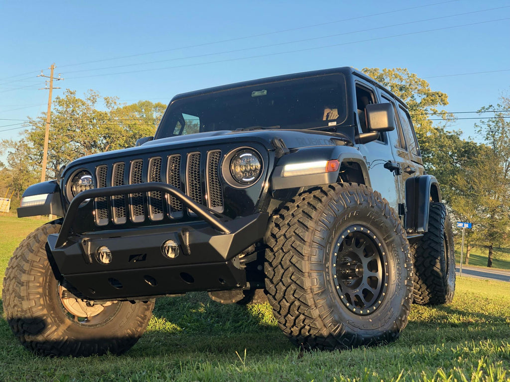 Motobilt Front Bumpers Jeep JL/Gladiator Front Bumper W/Stinger/Skid Plate 18+ Wrangler JL/Gladiator The Hammer Series Motobilt - MB1090F-S-1094