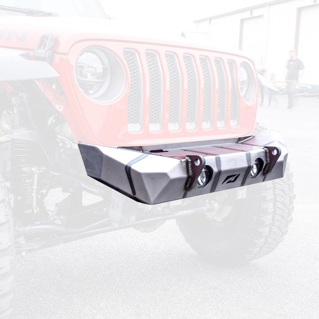 Motobilt Front Bumpers Jeep JL/Gladiator Front Bumper 18+ Wrangler JL/Gladiator W/Fog Light Holes The Hammer Series Motobilt - MB1090F
