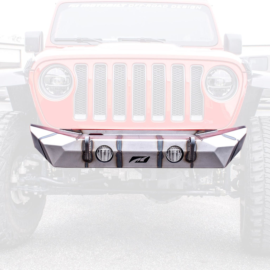 Motobilt Front Bumpers Jeep JL/Gladiator Front Bumper 18+ Wrangler JL/Gladiator W/Fog Light Holes The Hammer Series Motobilt - MB1090F