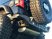 Load image into Gallery viewer, Motobilt Rear Bumpers Jeep JL Rear Bumper Crusher With Light Mounts With Spare Tire Cut Out 2018-Present Wrangler JL Motobilt - MB1092