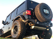 Load image into Gallery viewer, Motobilt Rear Bumpers Jeep JL Rear Bumper Crusher With Light Mounts With Spare Tire Cut Out 2018-Present Wrangler JL Motobilt - MB1092