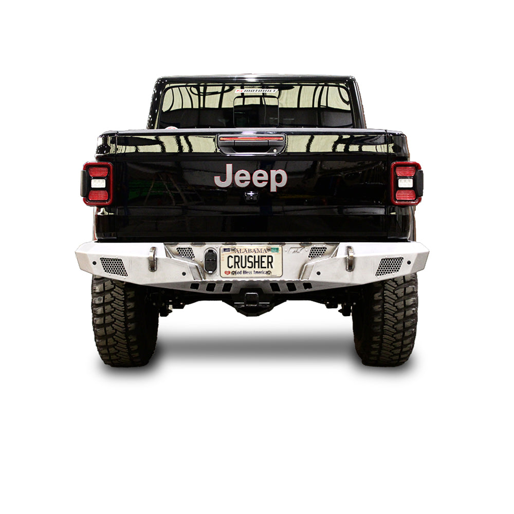 Motobilt Rear Bumpers JT Gladiator Crusher Rear Bumper w/ Gladiator Rear Bumper Corner Frame Mounts Motobilt - MB1110-MB1111