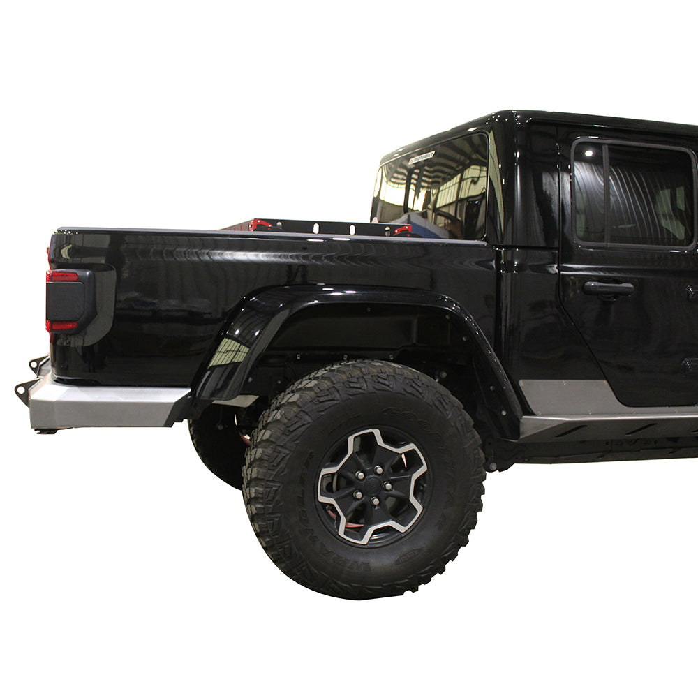 Motobilt Rear Bumpers JT Gladiator Crusher Rear Bumper w/ Gladiator Rear Bumper Corner Frame Mounts Motobilt - MB1110-MB1111