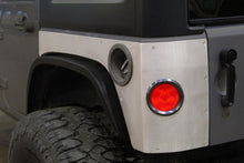 Load image into Gallery viewer, Motobilt Corner Armor Jeep JK Steel Rear Corner Armor w/ Round Tail Light Holes for 07-18 Wrangler JK Unlimited Motobilt - MB1125-ST