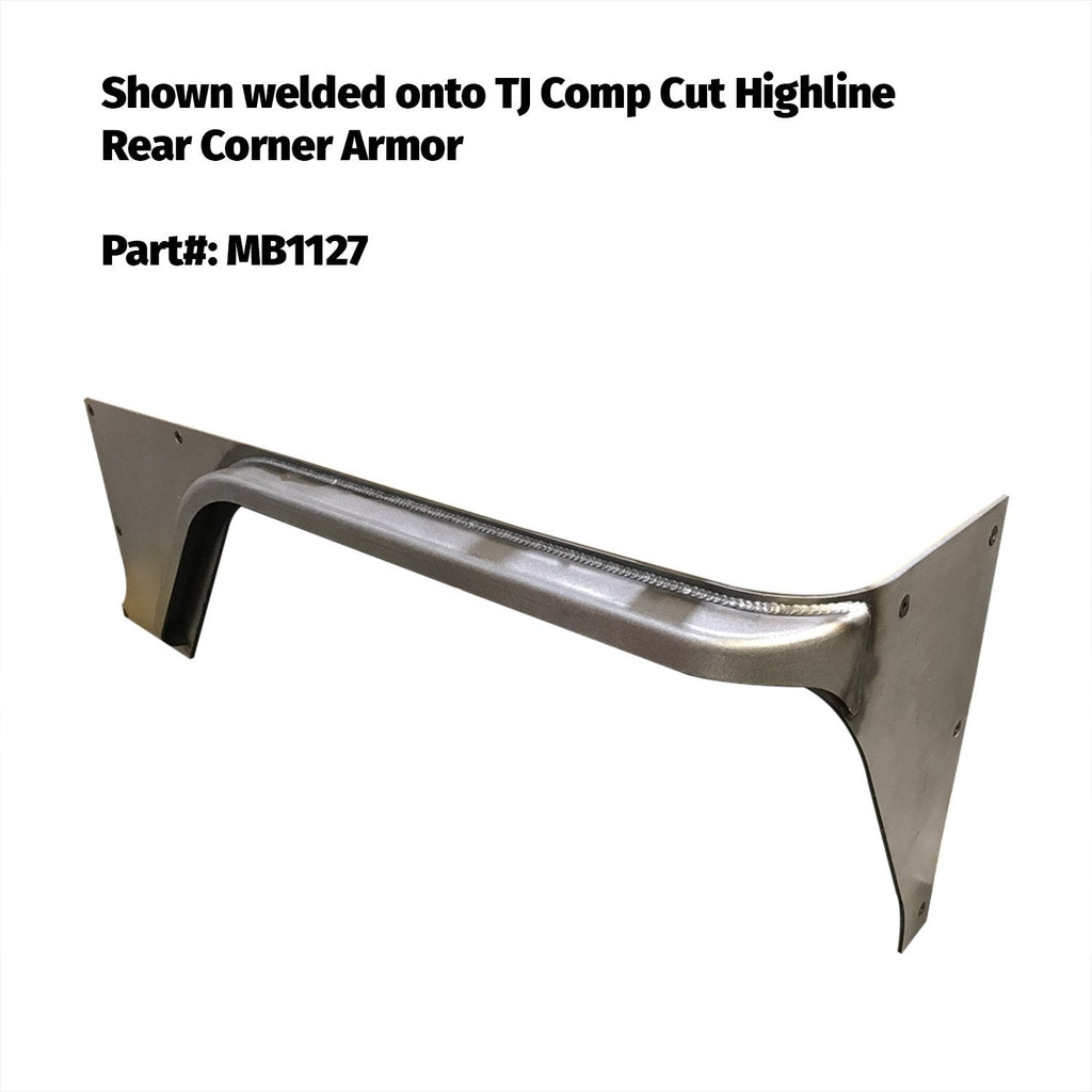 Motobilt Fender Flares Weld-On 2 Inch Fender Flares for MB1127 For Jeep TJ Motobilt - MB1128