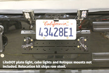 Load image into Gallery viewer, Motobilt License Plate Bracket License Plate Relocator/Light Mount for JK-JL (w/ Backup Camera Mount) For Jeep JK|Jeep JL Motobilt - MB1129-MB1130