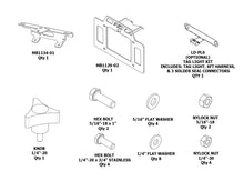 Load image into Gallery viewer, Motobilt License Plate Bracket License Plate Relocator/Light Mount for MB1116 Fits Jeep YJ-TJ-LJ Motobilt - MB1134