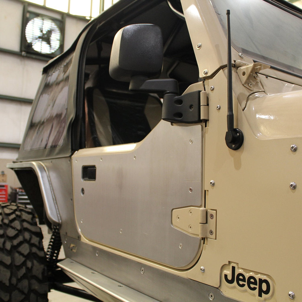 Motobilt Half Doors Jeep TJ Aluminum Half Door Armor for 97-06 Wrangler TJ LJ Motobilt - MB1142