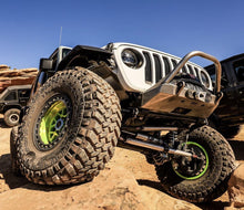 Load image into Gallery viewer, Motobilt Front Bumpers Tomahawk Frame Chop Front Bumper w/Bull Bar for Jeep JK, JL, JT Motobilt - MB1149-BB