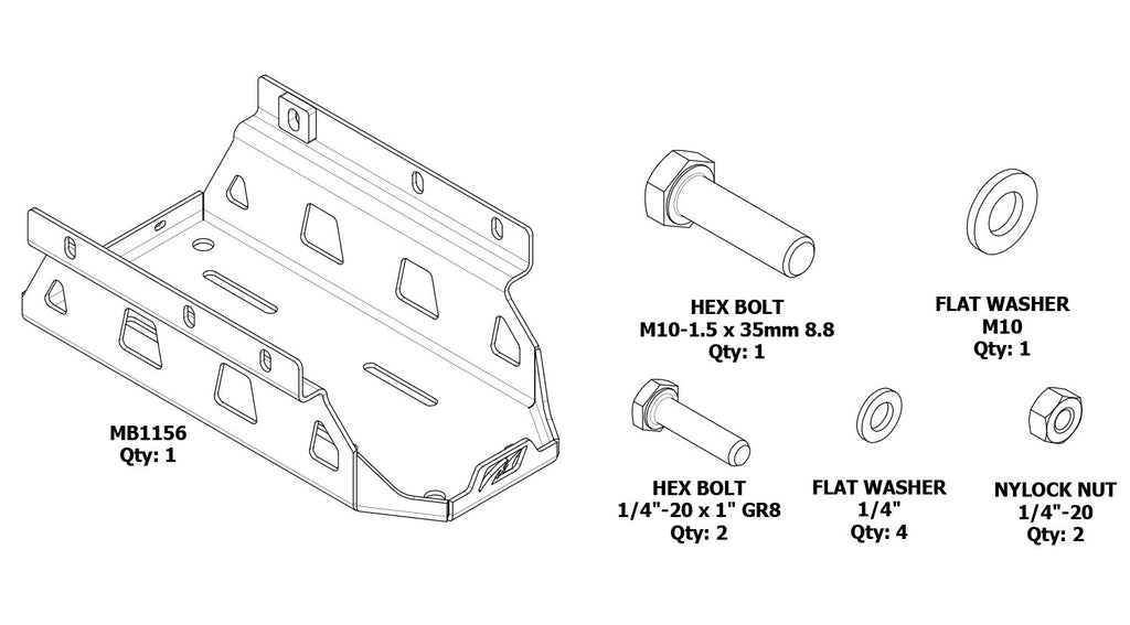 Motobilt Skid Plates E-Torque Battery Skid for 2019-Present Jeep JL/JLU Motobilt - MB1156