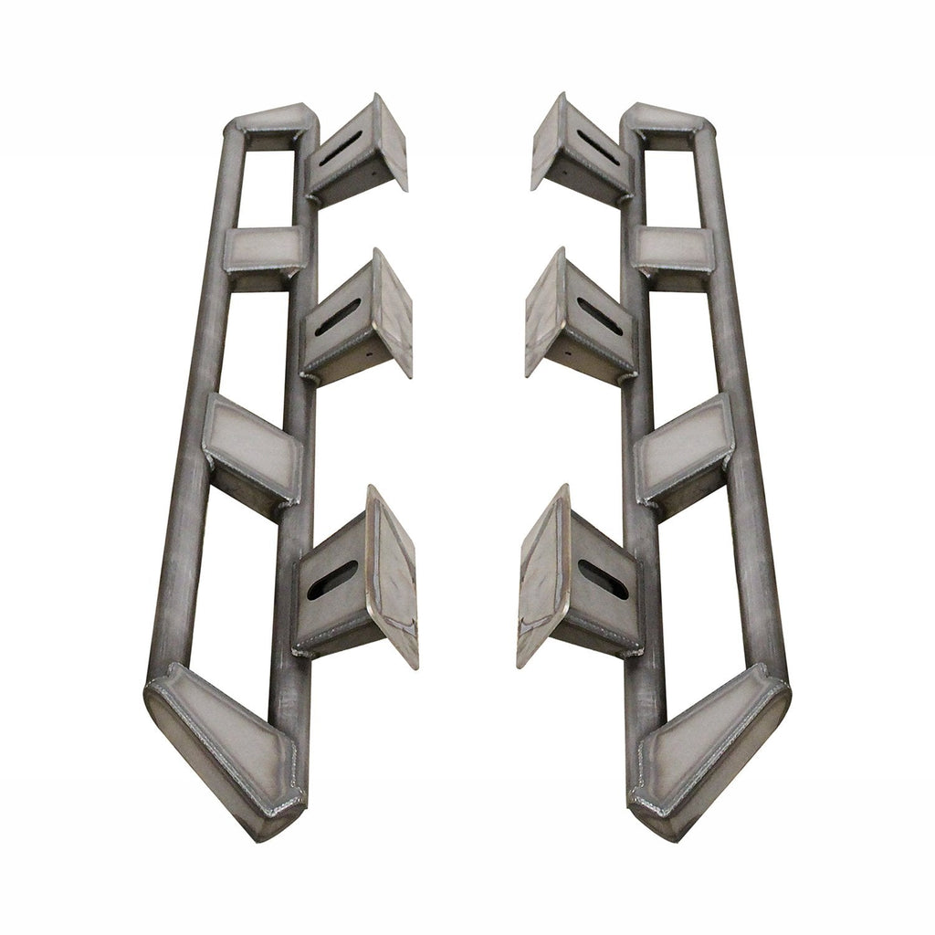 Motobilt Rocker Guards Frame Mounted Rocker Guards For 4 Door Jeep JL Bare Steel Motobilt - MB1158