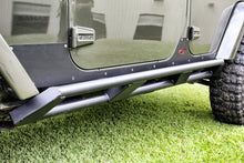 Load image into Gallery viewer, Motobilt Rocker Guards Frame Mounted Rocker Guards for Jeep JKU 4 Door Motobilt - MB1158-JKU